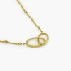 Double Oval Bracelet in 9ct Yellow Gold - Jordans Jewellers
