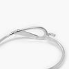 Silver Hook Open Bangle