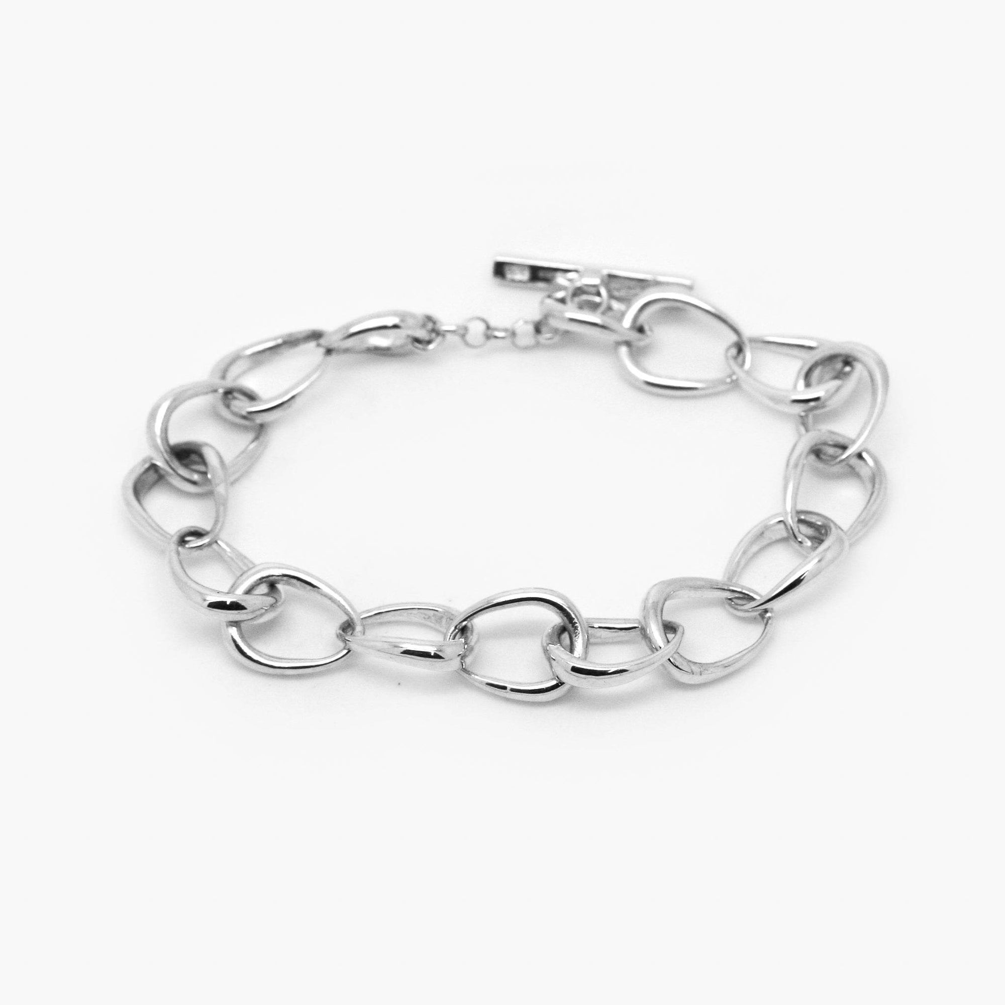 Silver Oval Link Bracelet - Jordans Jewellers