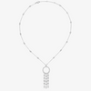 NEW Circles Pendant Long Tassel Necklace