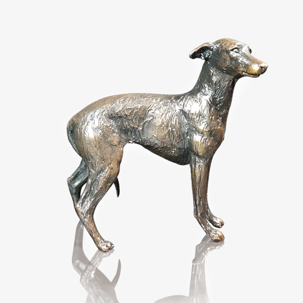 Lurcher Dog Bronze