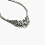 Silver Marcasite Tiger Necklace - Jordans Jewellers