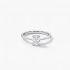 Platinum Radiant Cut Diamond Solitaire Engagement Ring 0.70ct