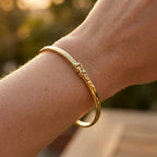 9ct Yellow Gold Hinged Bangle - Jordans Jewellers