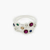 Silver Multicolour Bubble Ring - Jordans Jewellers