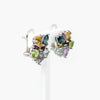 Silver Semi Precious Stud Earrings - Mixed Gemstones - Jordans Jewellers
