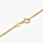 9ct Yellow Gold 0.20ct Diamond Illusion Set Solitaire Pendant Necklace