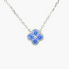 NEW Blue Flower Necklace