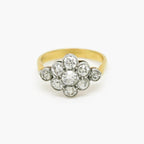 Antique Daisy Est 1.00ct Diamond Ring in 18ct Gold - Jordans Jewellers