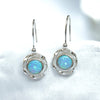 NEW Gara Blue Opal Drop Earrings