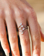 Platinum Diamond Pear Ring - Jordans Jewellers