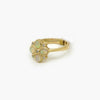 Floral Opal & Diamond Ring in 9ct Gold - Jordans Jewellers