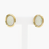 NEW 9 Carat Yellow Gold Real Opal Stud Earrings