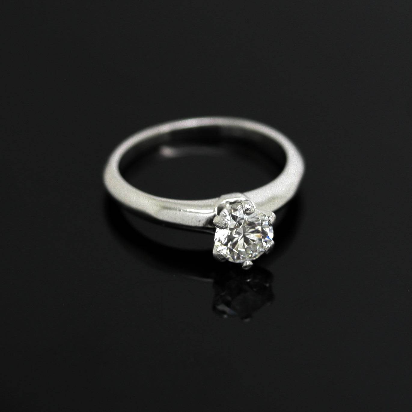 Platinum Tiffany & Co. Diamond Solitaire Engagement Ring