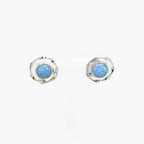 Silver Opalite Stud Earrings - Jordans Jewellers