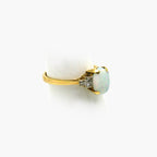 18ct Yellow Gold Opal and Diamond Ring - Jordans Jewellers