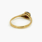 9ct Yellow Gold Garnet & Diamond Ring - Jordans Jewellers