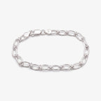 Sterling Silver Oval Links Bracelet