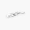 Silver Overlapping Oval Drop Earrings