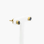 Oval Sapphire Stud Earrings in 9ct Yellow Gold - Jordans Jewellers