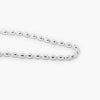 Silver Full Oval Link Necklace - Jordans Jewellers
