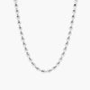 Silver Full Oval Link Necklace - Jordans Jewellers
