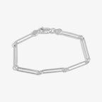 Sterling Silver Paperclip Bracelet
