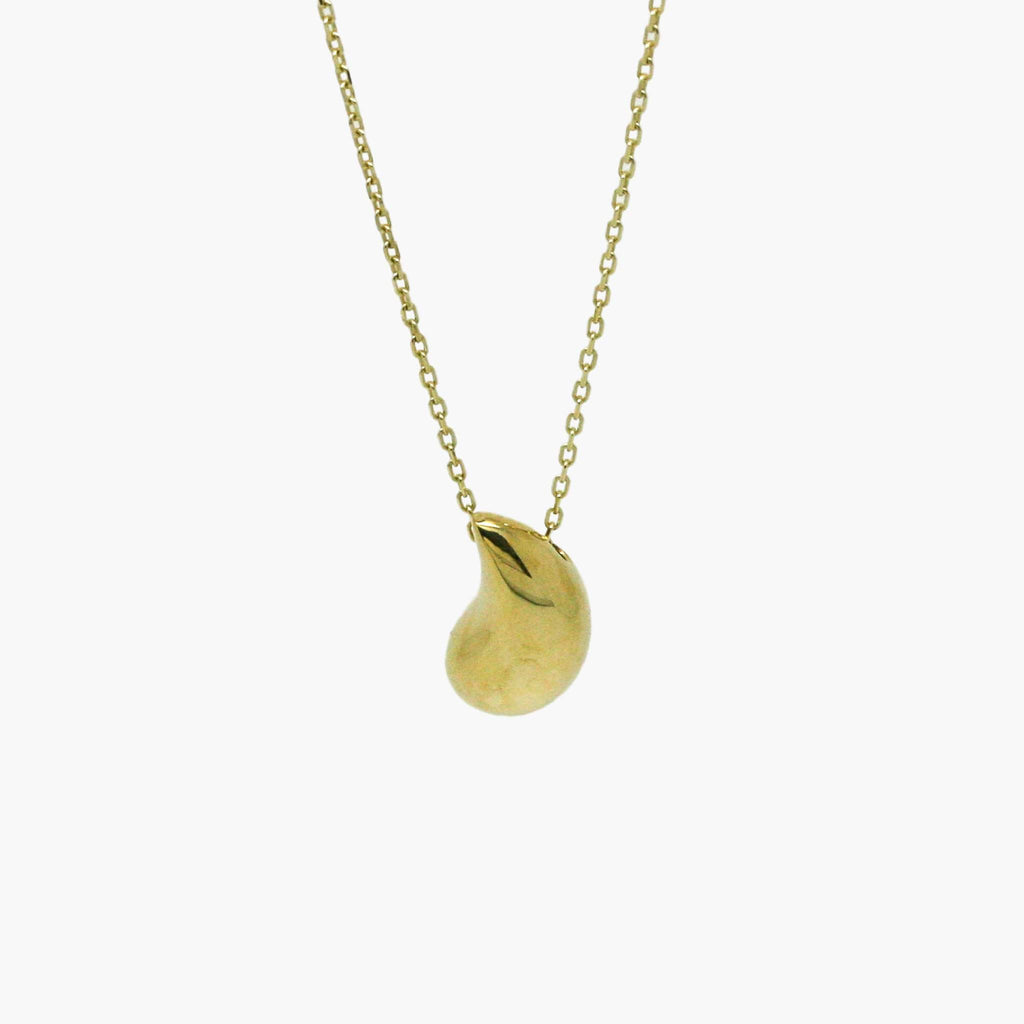 Teardrop Pendant Necklace in 9ct Yellow Gold - Jordans Jewellers