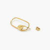 Pear & Open Oval Drop Earrings in 9ct Yellow gold - Jordans Jewellers