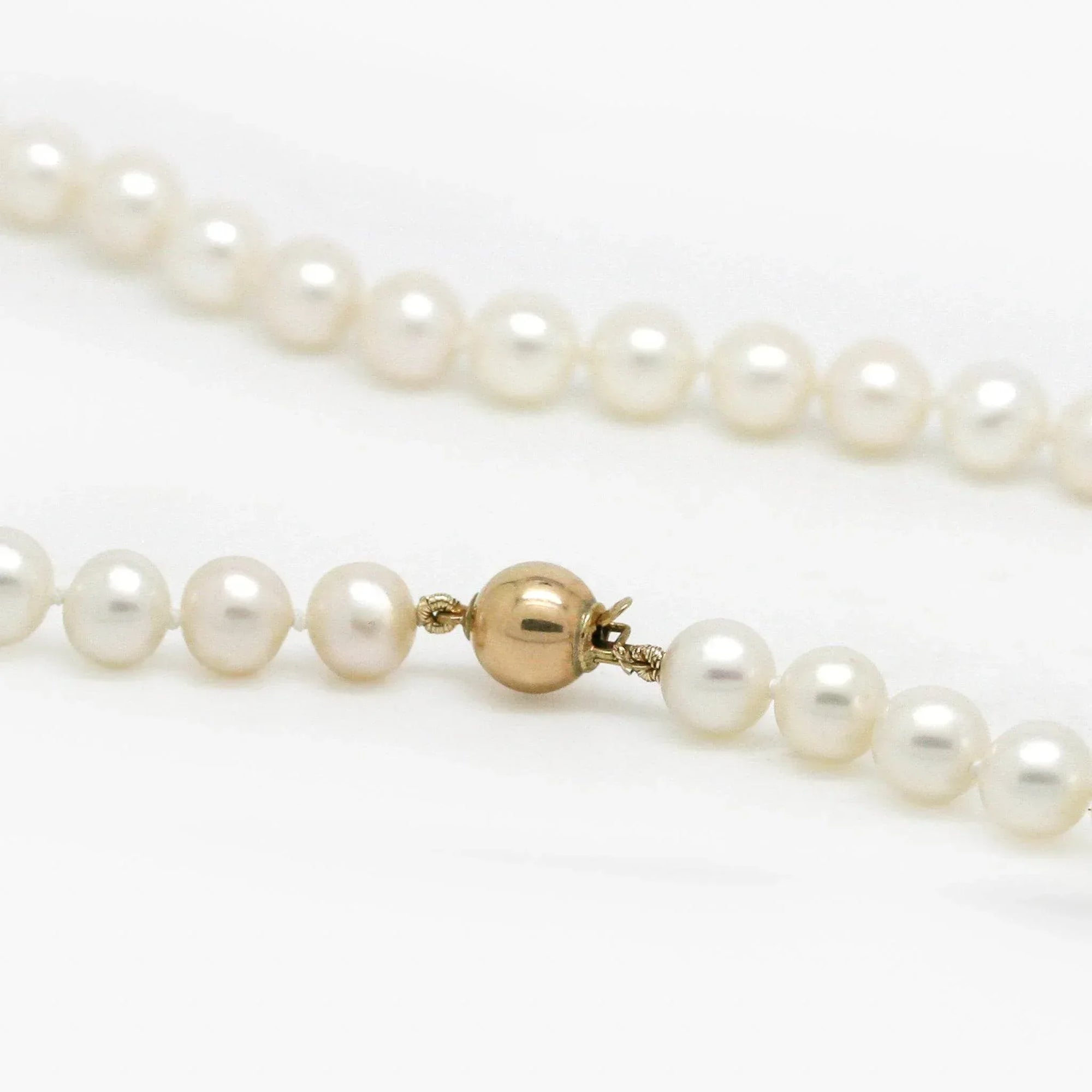 7/7.5mm White Freshwater Pearls Necklace - Jordans Jewellers