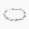 Silver Pearl and CZ Bracelet - Jordans Jewellers