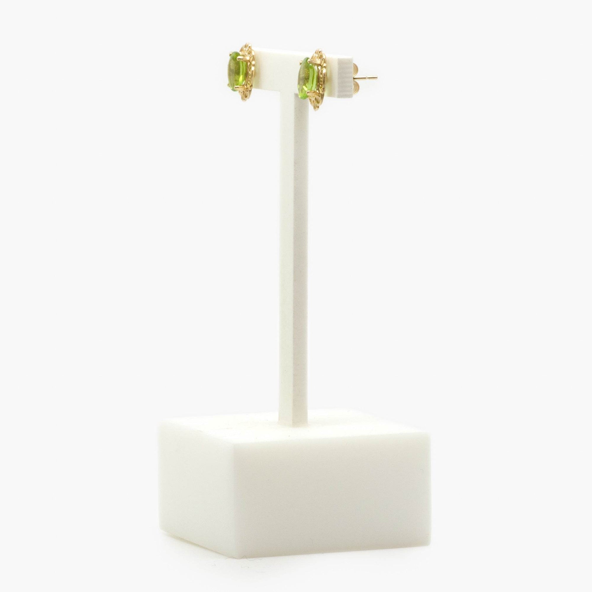 Peridot Filigree Earrings - Jordans Jewellers