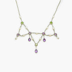 Pearl, Amethyst & Peridot Necklace - Jordans Jewellers