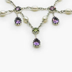 Pearl, Amethyst & Peridot Necklace - Jordans Jewellers