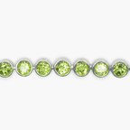 Silver Peridot Bracelet - Jordans Jewellers