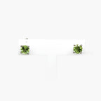 Silver Peridot Stud Earrings - Jordans Jewellers