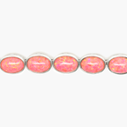 NEW Silver Pink Opal Bracelet - Jordans Jewellers