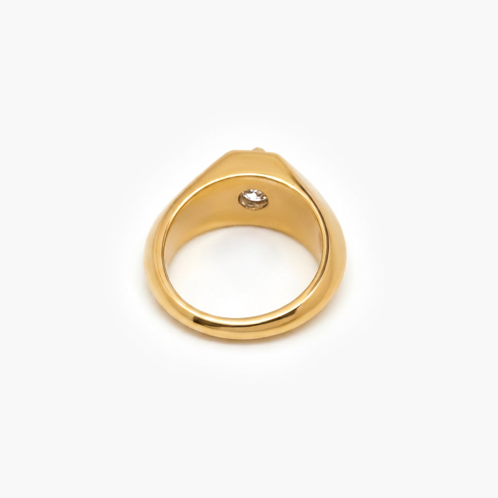 Pre-Owned 18 Carat Yellow Gold Diamond Solitaire Ring