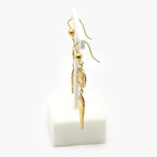 Pre-Owned 9 Carat Yellow Gold Drop Earrings - Jordans Jewellers