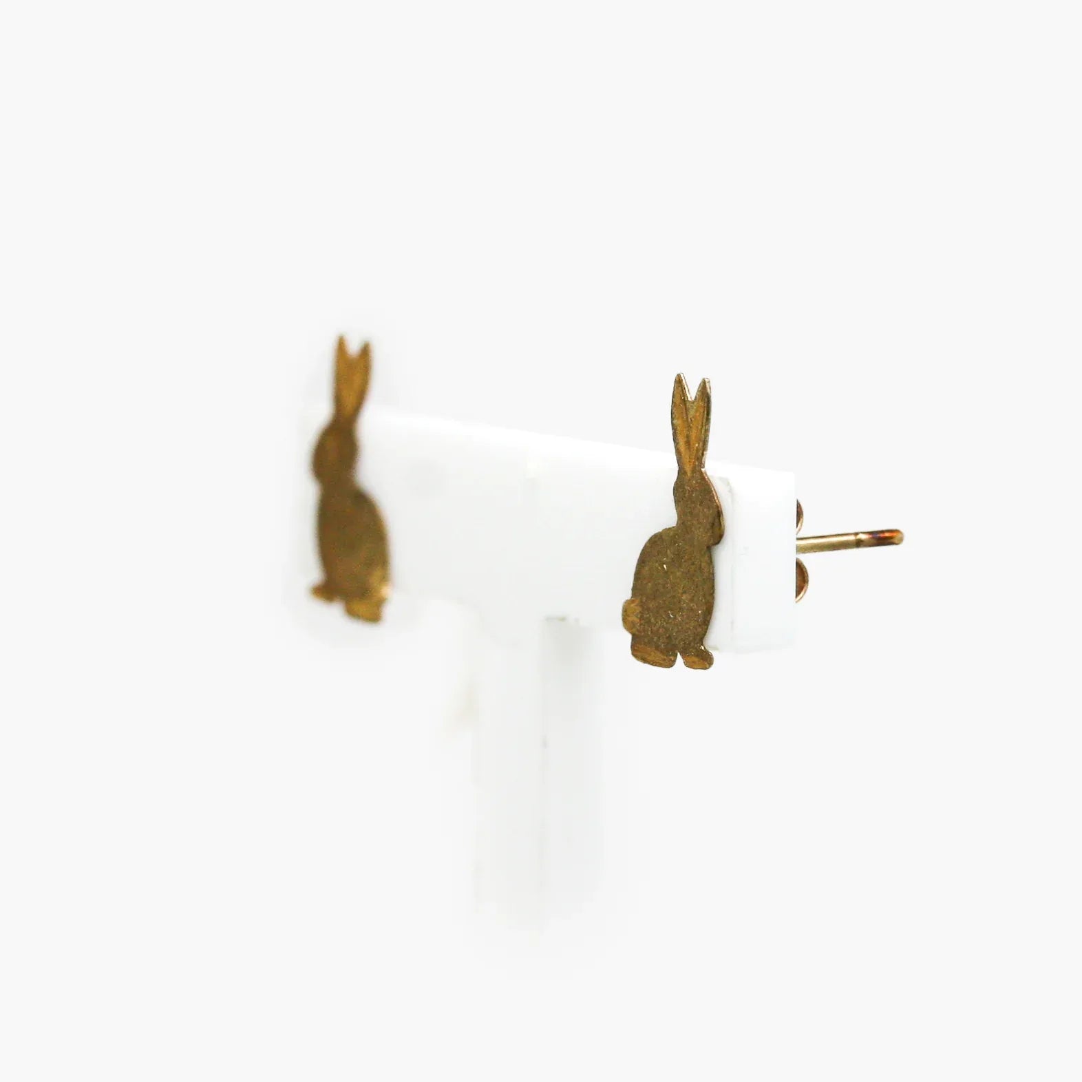 9ct Gold Rabbit Stud Earrings - Jordans Jewellers