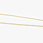 9ct Yellow Gold Rhodolite Garnet & Diamond Pear Drop Pendant Necklace