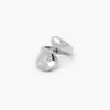 Silver Open Hammered Ring - Jordans Jewellers
