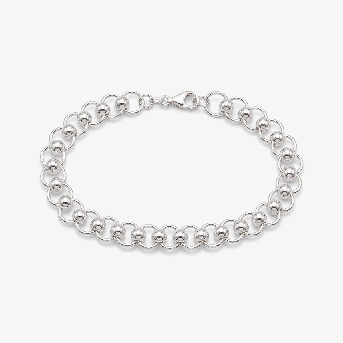 Sterling Silver Rollerball Bracelet
