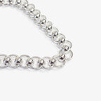 Sterling Silver Rollerball Bracelet detail view