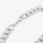 Sterling Silver Rollerball Bracelet on wrist