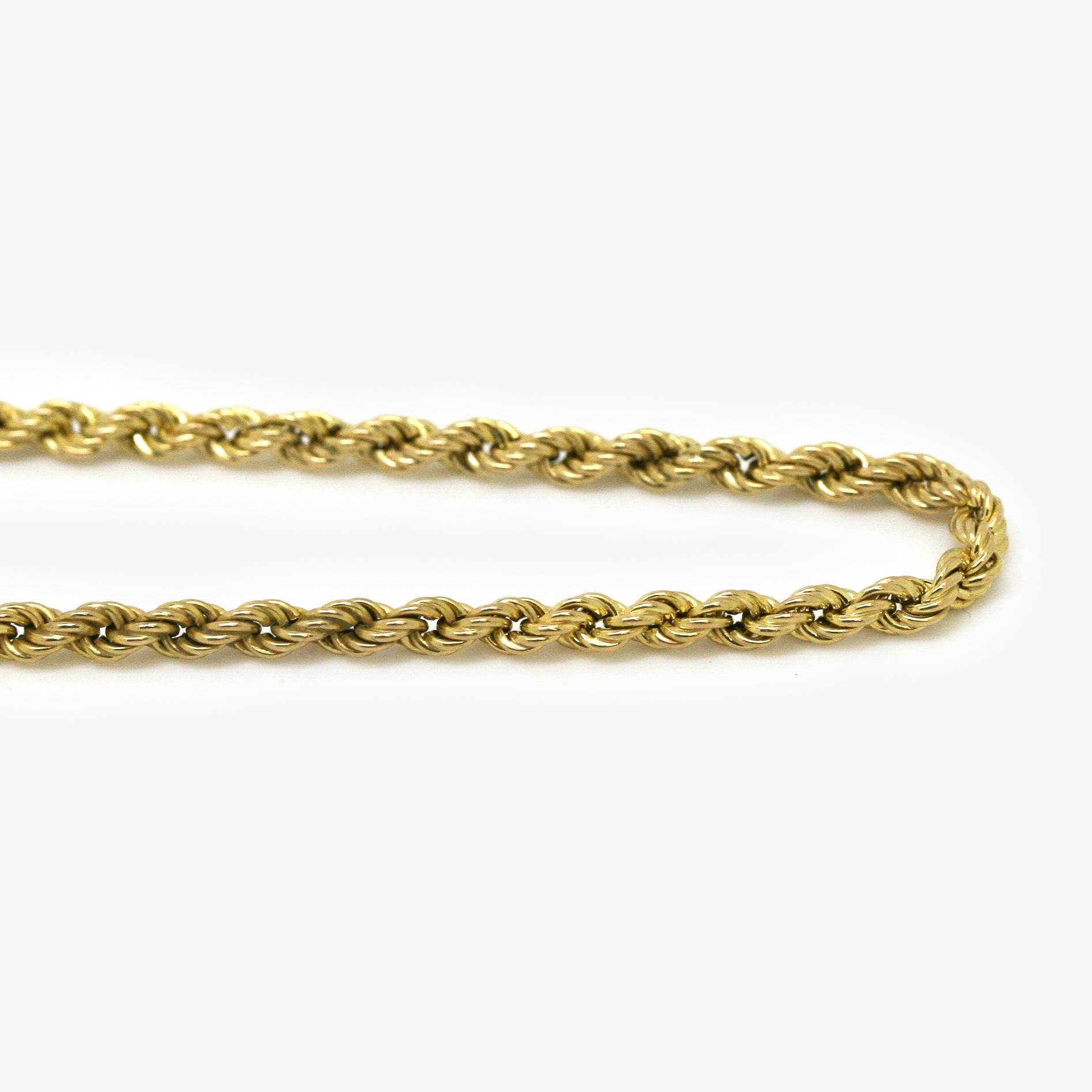 9ct Yellow Gold Rope Chain - Jordans Jewellers