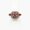 Le Vian 14ct Rose Gold Amethyst, Ruby & 0.18ct Diamond Ring - Jordans Jewellers
