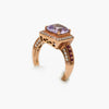 Le Vian 14ct Rose Gold Amethyst, Ruby & 0.18ct Diamond Ring - Jordans Jewellers