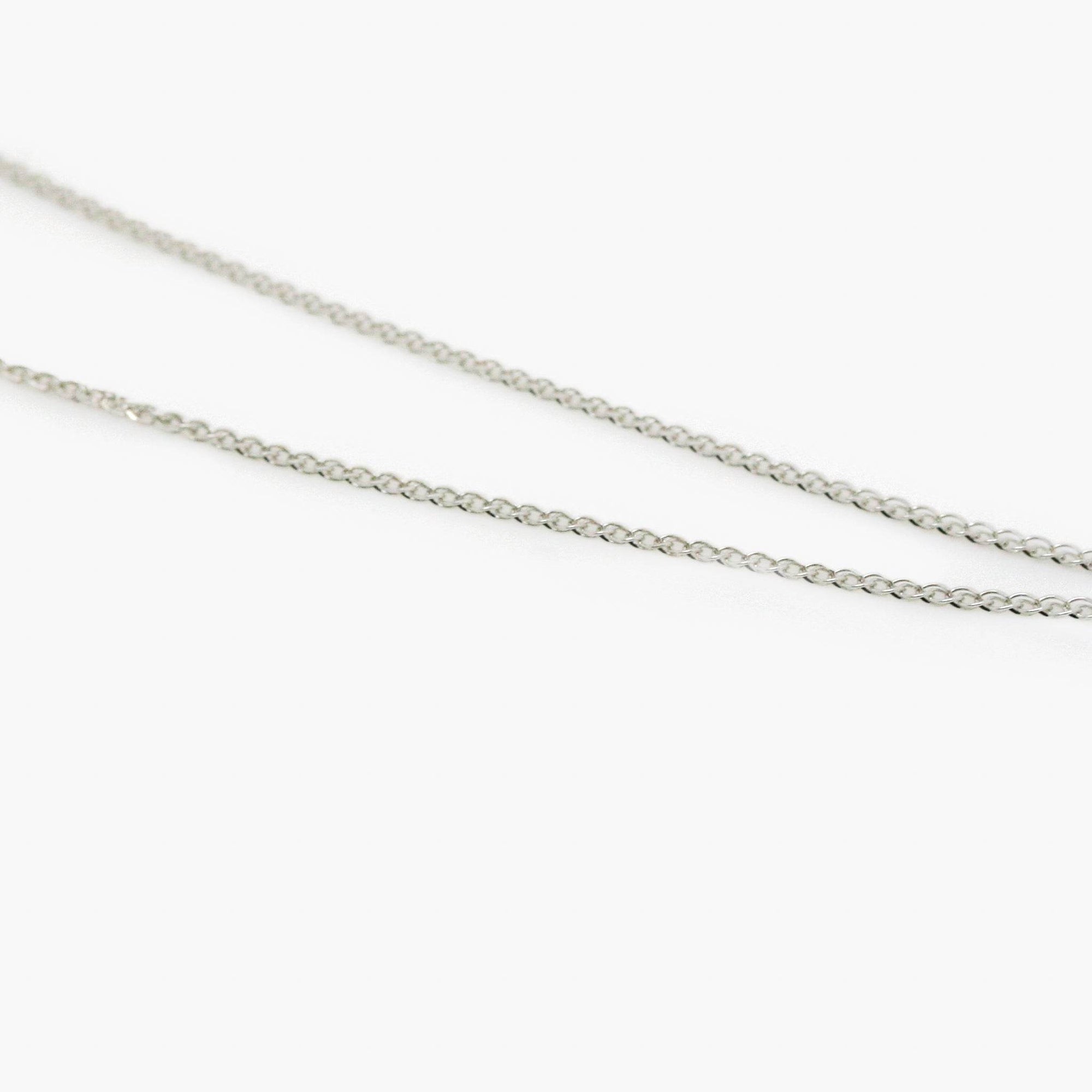 Ruby Single Stone Necklace - 9ct White Gold - Jordans Jewellers