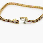 9ct Gold Ruby and Diamond Tennis Bracelet - Jordans Jewellers